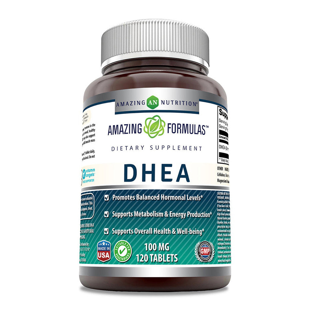 Amazing Nutrition Amazing Formulas DHEA 100 Mg Tablets, 120 Ea